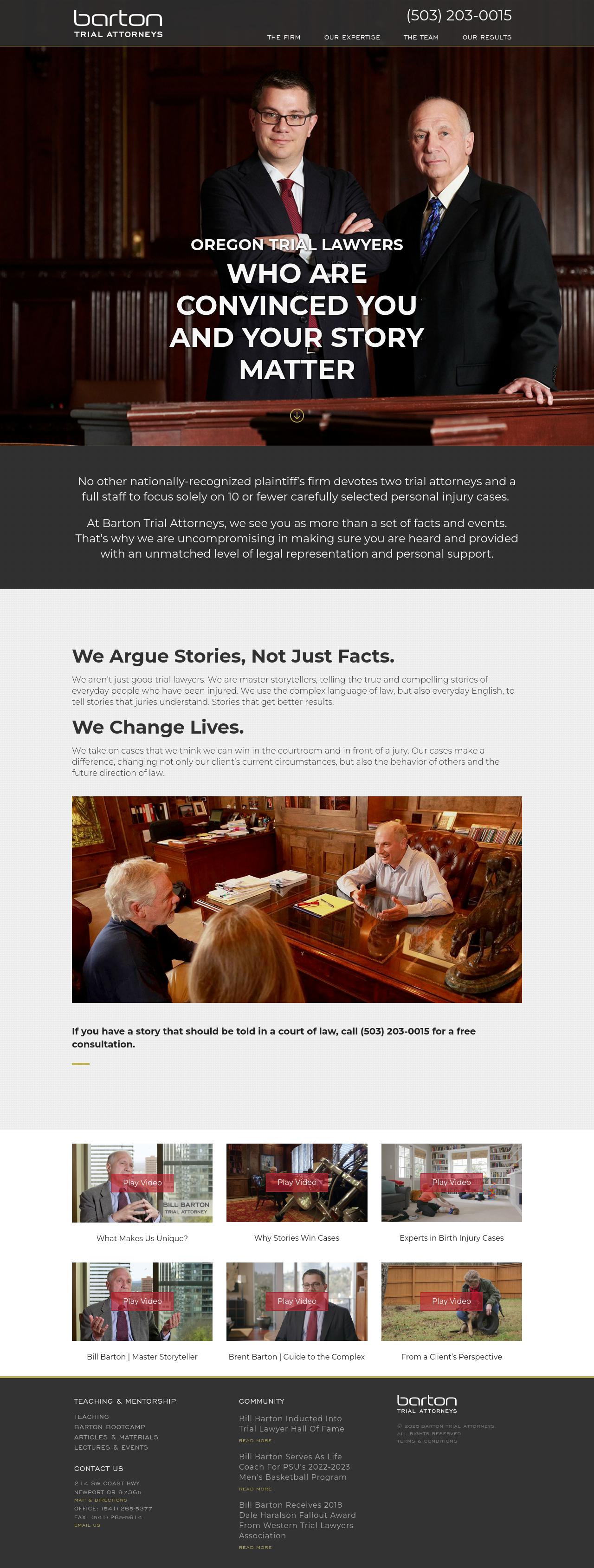 Barton & Strever PC - Newport OR Lawyers