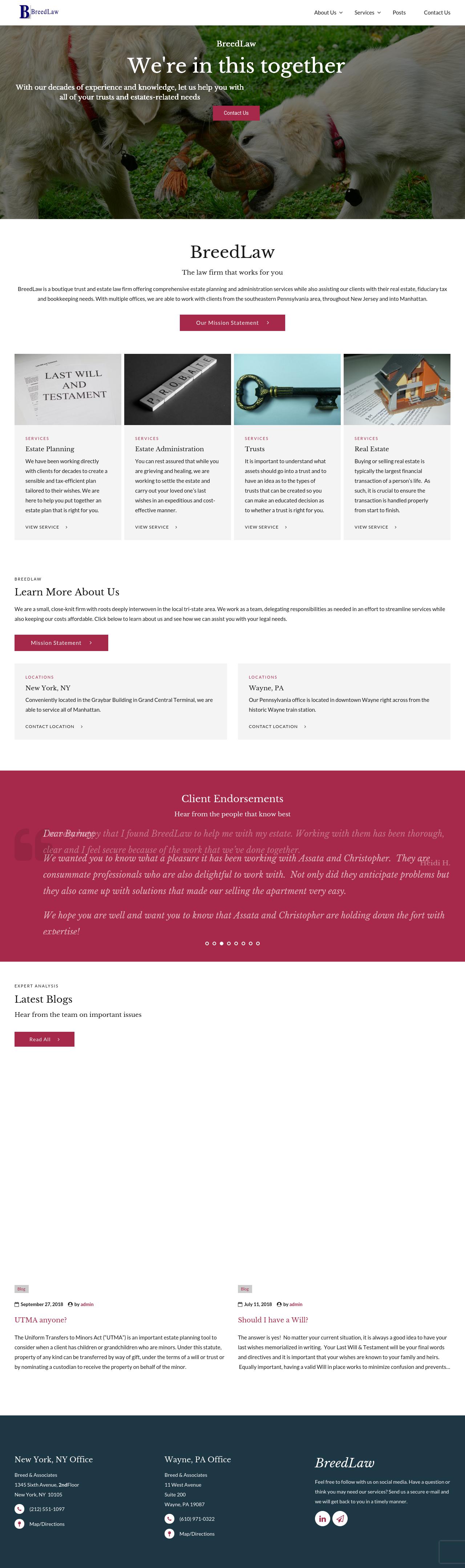 Breed & Associates - New York NY Lawyers