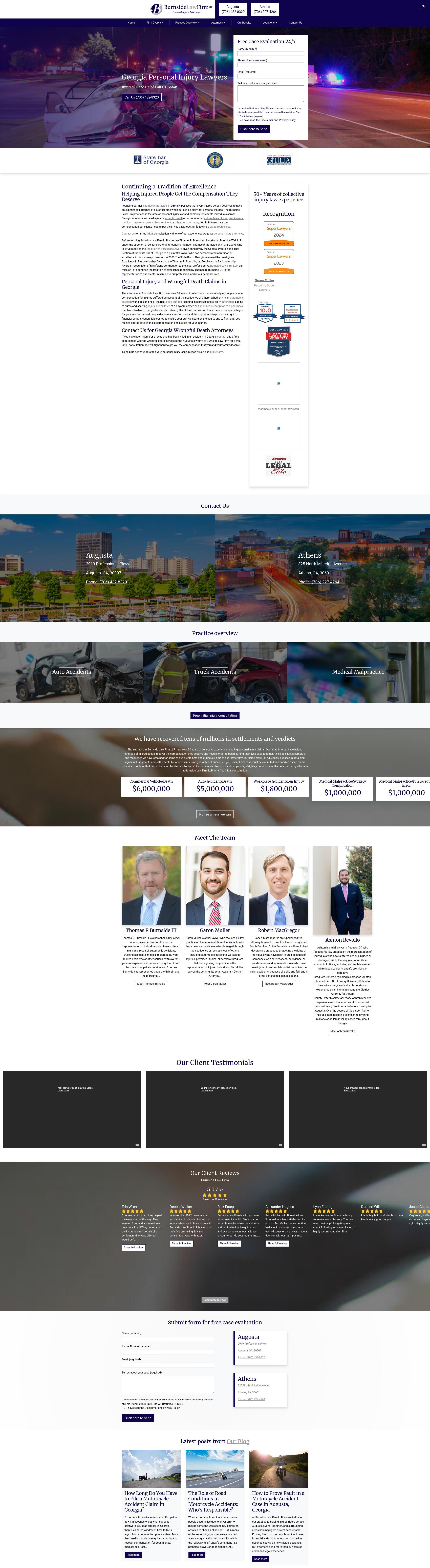 Burnside Law Firm, LLP - Athens GA Lawyers