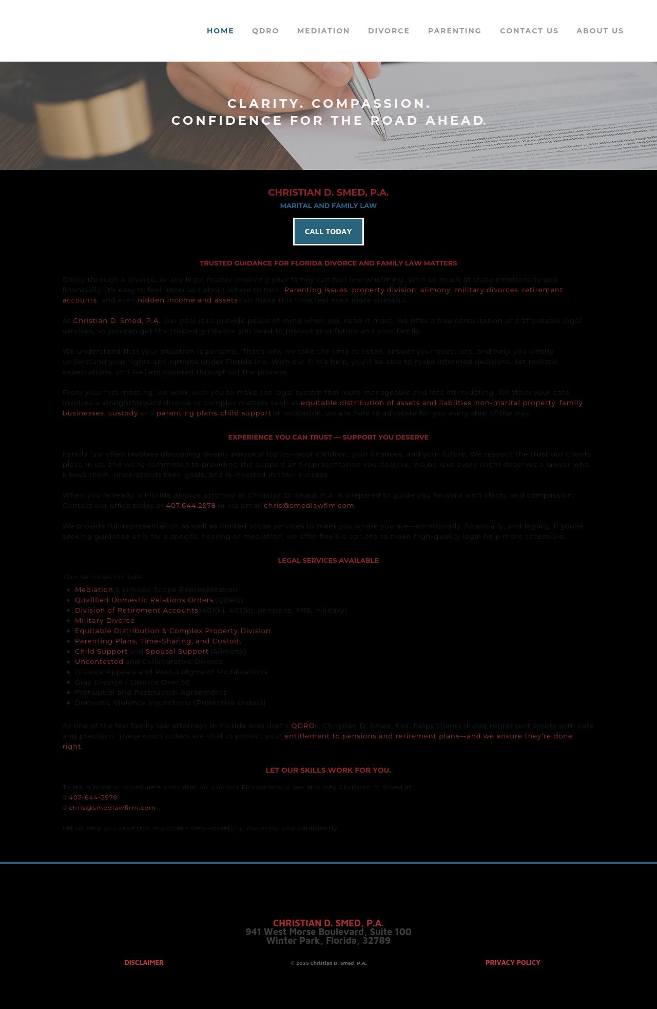Christian D. Smed, P.A. - Winter Park FL Lawyers