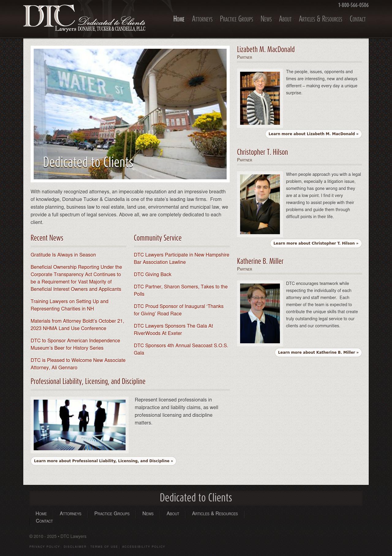 Donahue Tucker & Ciandella PLLC - Meredith NH Lawyers