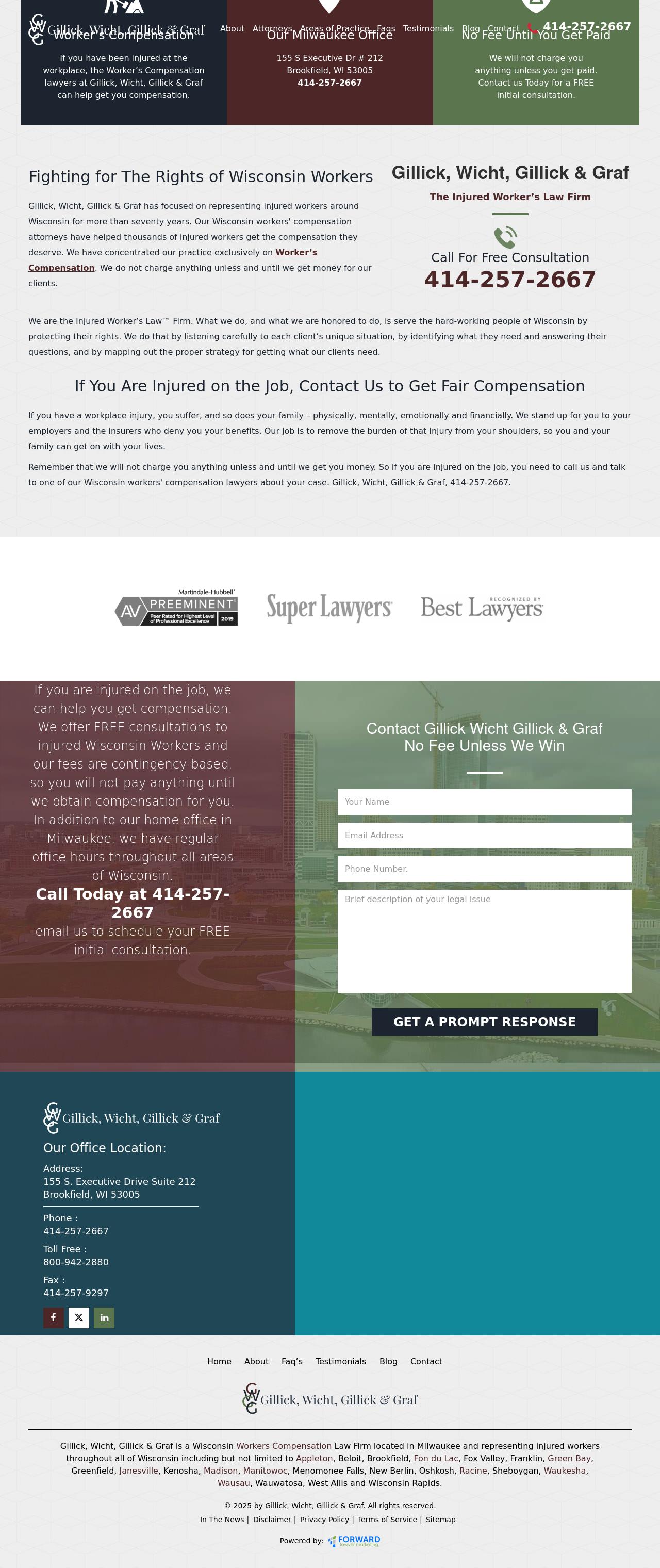 Gillick, Wicht, Gillick & Graf - Milwaukee WI Lawyers