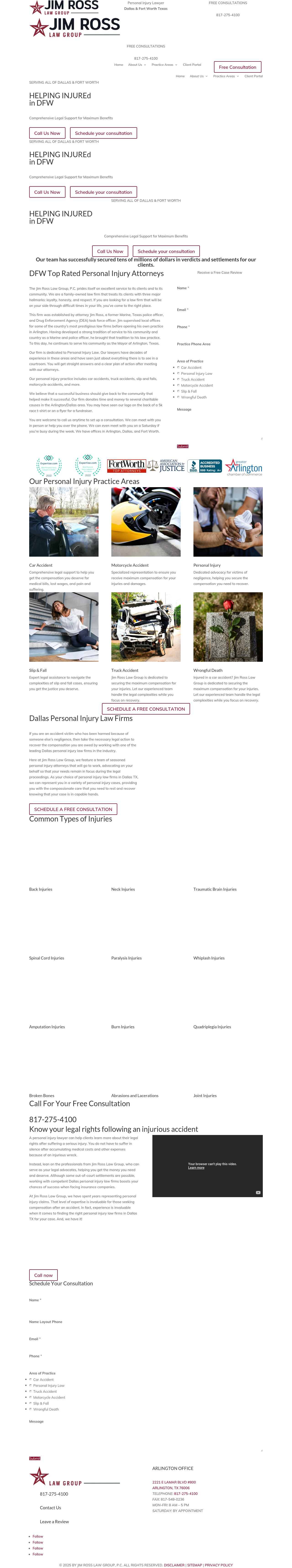 Jim Ross & Associates, P.C. - Arlington TX Lawyers