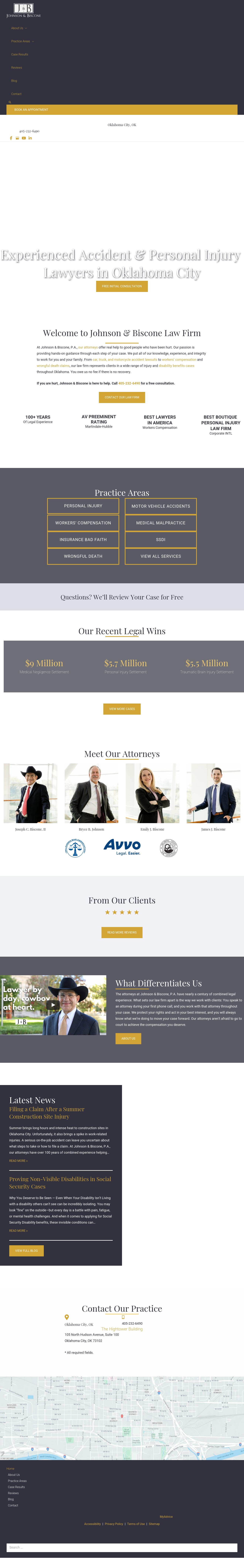 Johnson & Biscone - Oklahoma City OK Lawyers