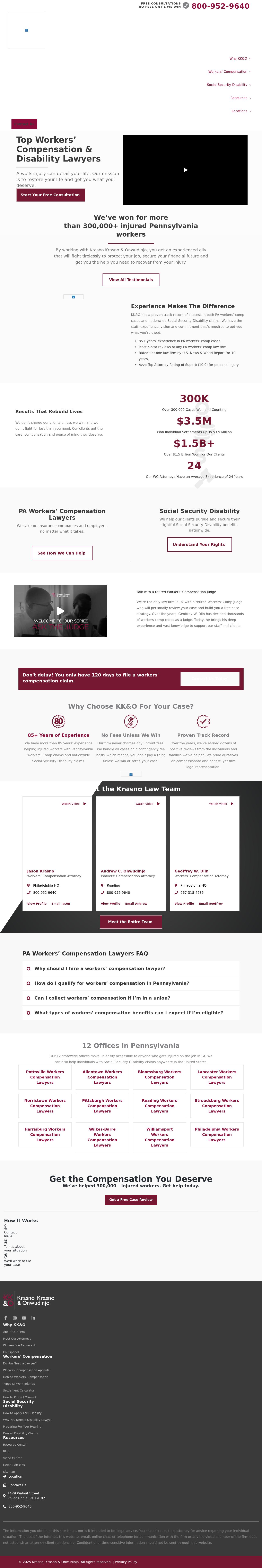 Krasno, Krasno & Onwudinjo - Philadelphia PA Lawyers