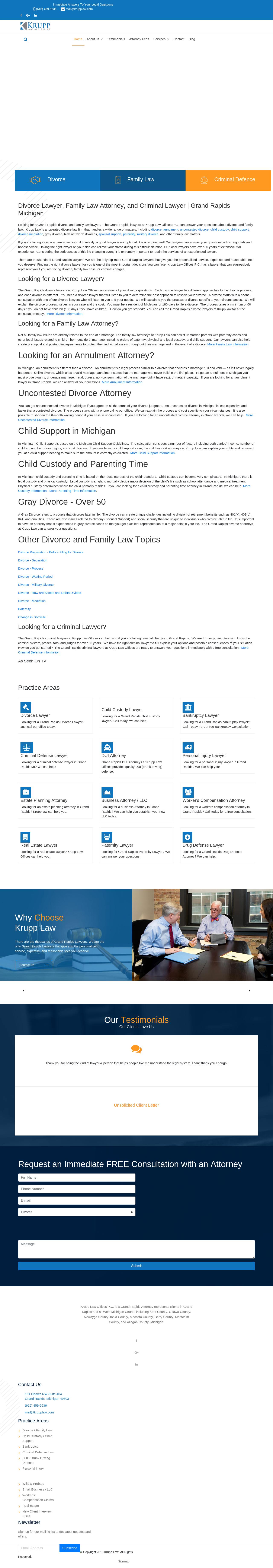 Krupp Law Offices - Grand Rapids MI Lawyers