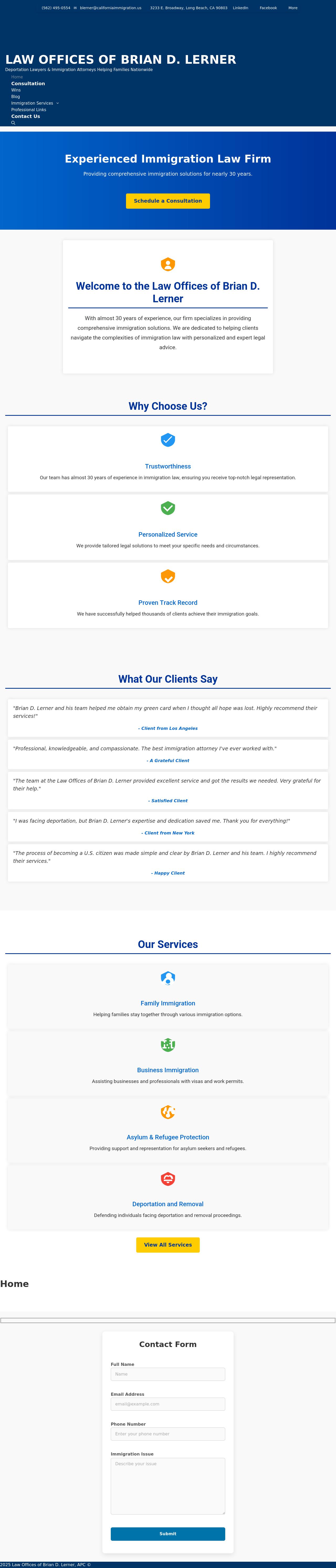 Law Offices Of Brian D. Lerner, A Professional Corporation - Los Angeles CA Lawyers