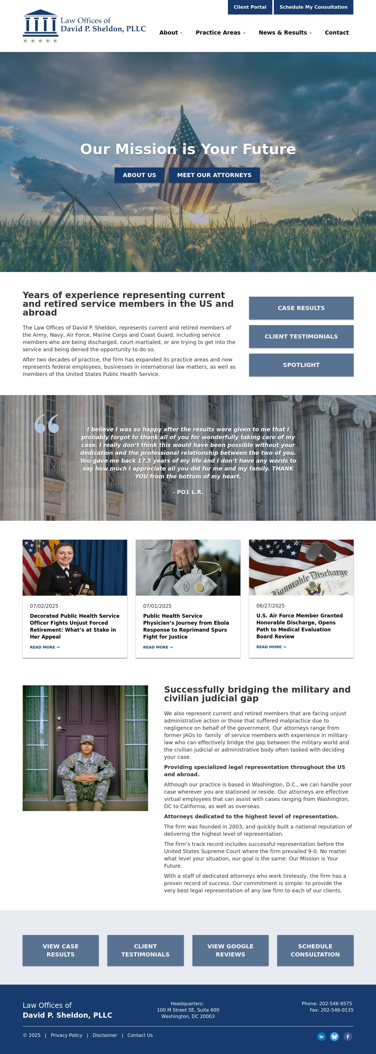 Law Offices of David P. Sheldon - Washington DC Lawyers