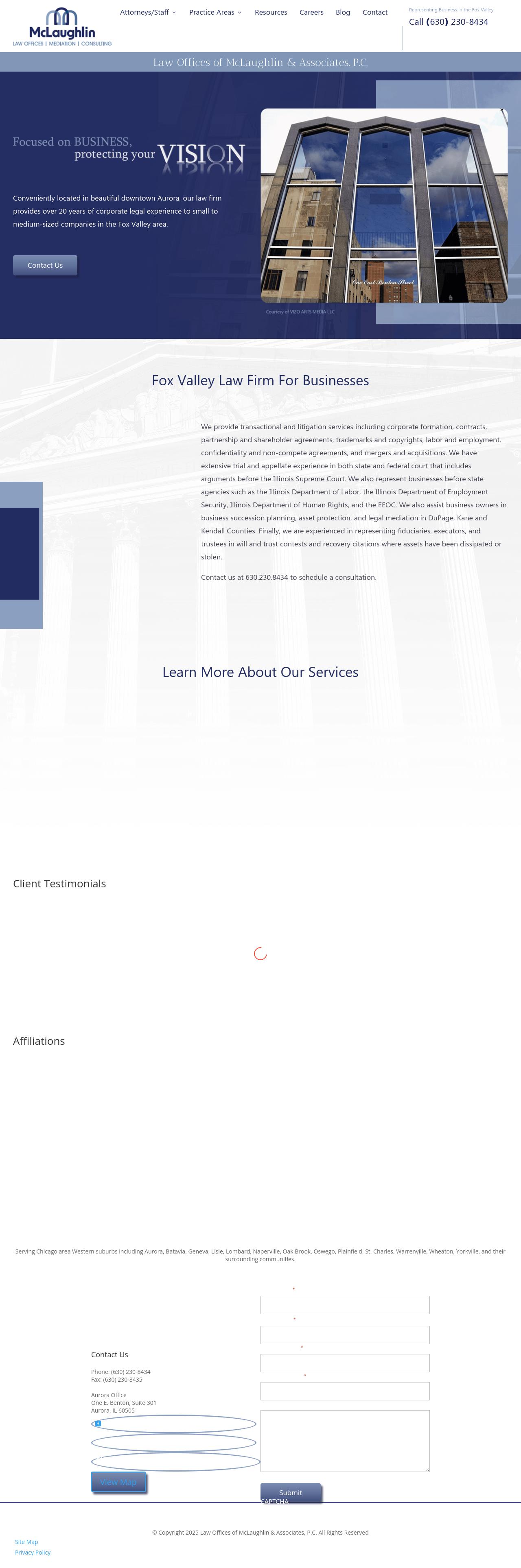 Law Offices of McLaughlin and Associates, P.C. - Aurora IL Lawyers