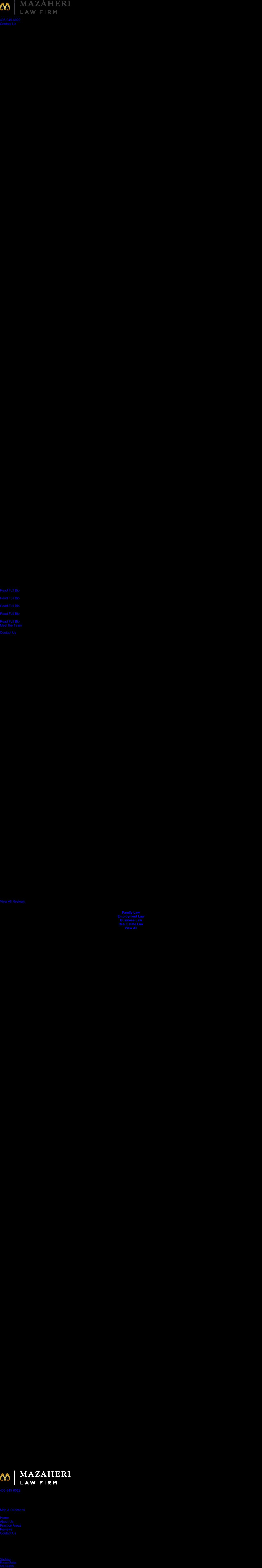Mazaheri Law Firm, PLLC - Oklahoma City OK Lawyers