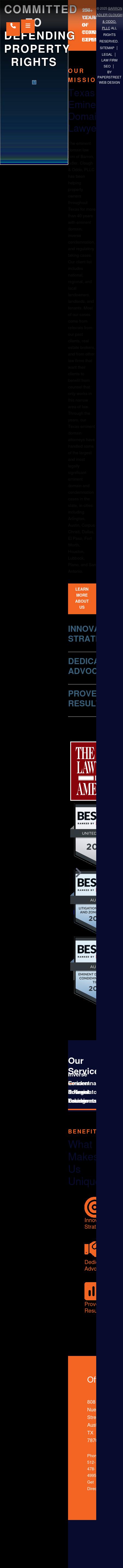 Barron & Adler, L.L.P. - Austin TX Lawyers
