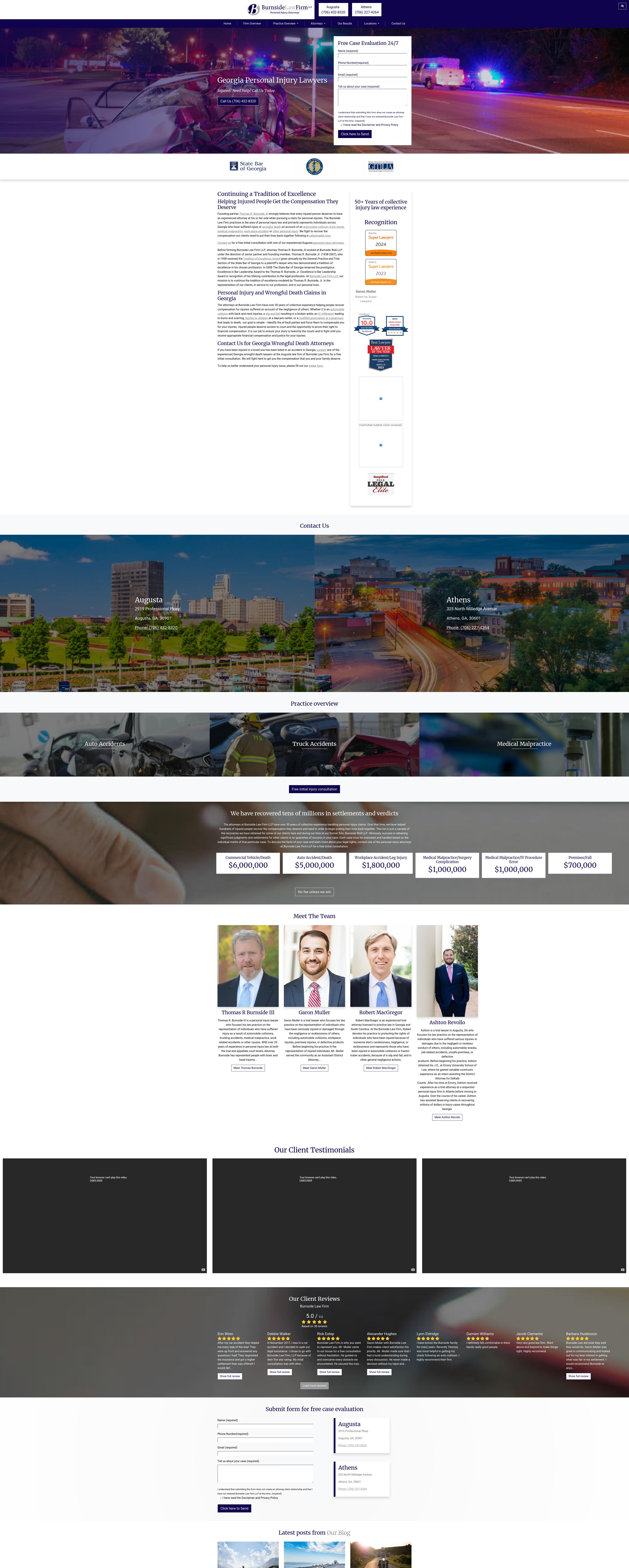 Burnside Law Firm, LLP - Athens GA Lawyers