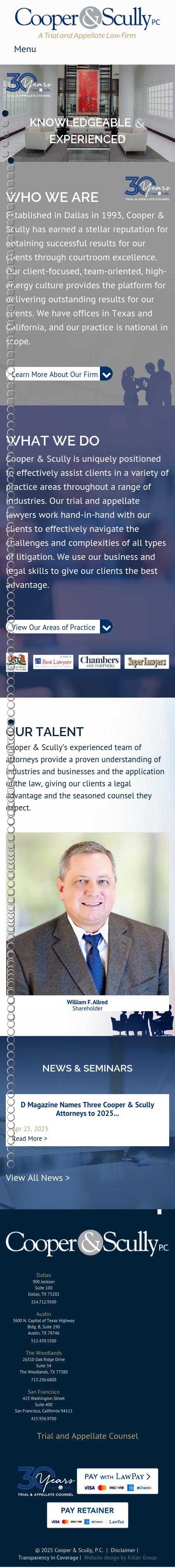 Cooper & Scully, P.C. - Dallas TX Lawyers