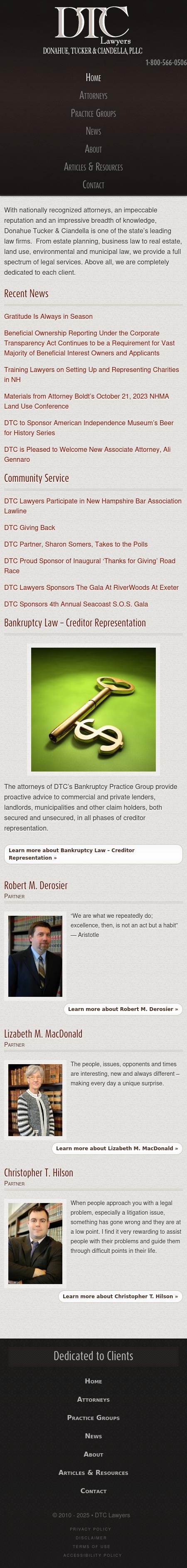 Donahue Tucker & Ciandella PLLC - Portsmouth NH Lawyers