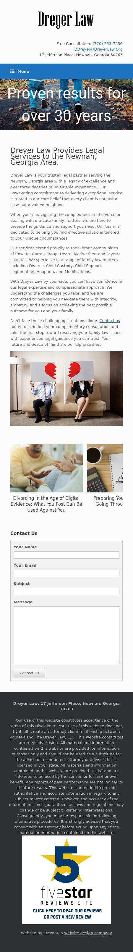 Dreyer Law Group - Newnan GA Lawyers
