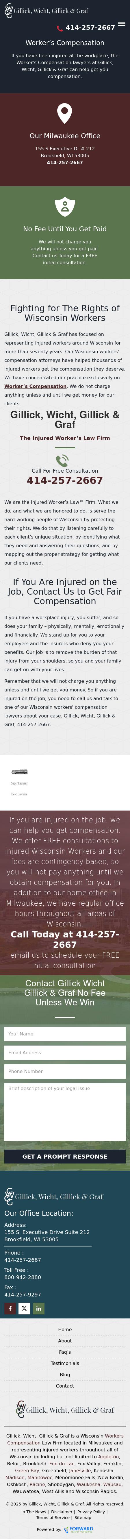 Gillick, Wicht, Gillick & Graf - Milwaukee WI Lawyers