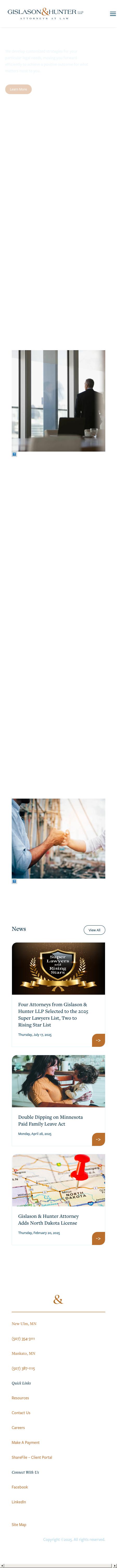 Gislason & Hunter LLP - Hutchinson MN Lawyers