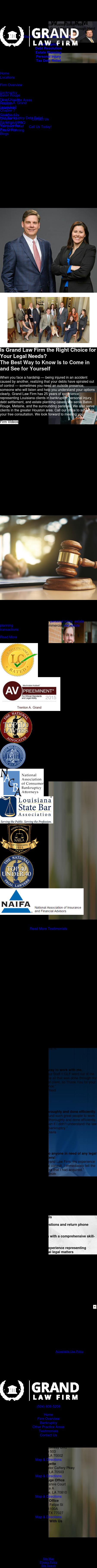 Grand Law Firm - Metairie LA Lawyers