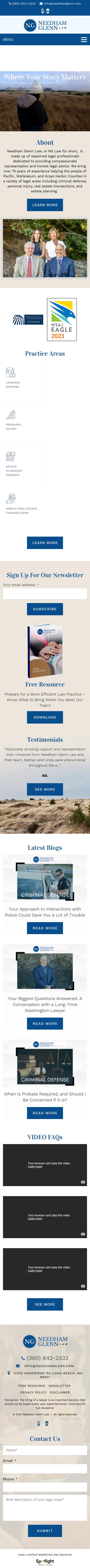 Guy M. Glenn - Long Beach WA Lawyers
