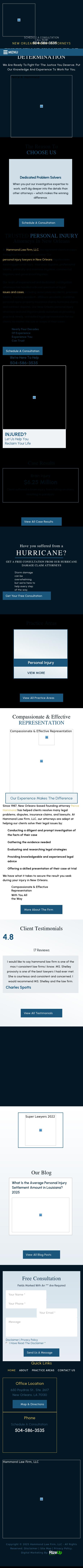 Hammond Law Firm LLC - New Orleans LA Lawyers