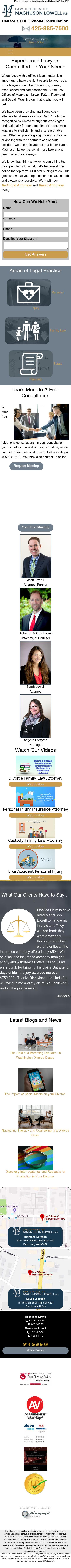 Law Offices of Magnuson Lowell P.S. - Seattle WA Lawyers