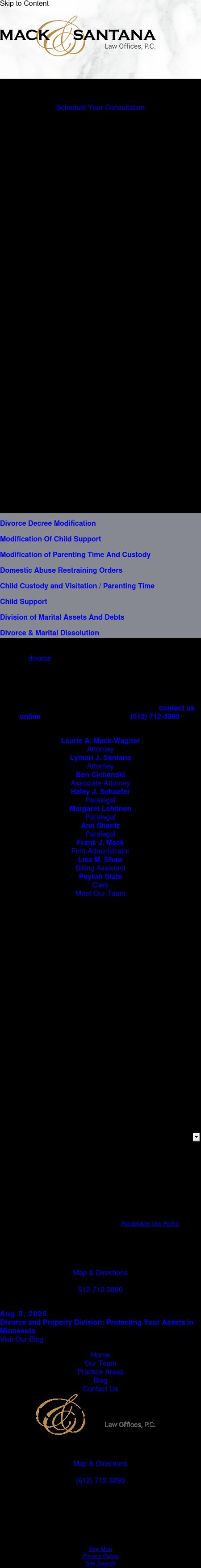 Mack & Santana Law Offices, P.C. - Prior Lake MN Lawyers