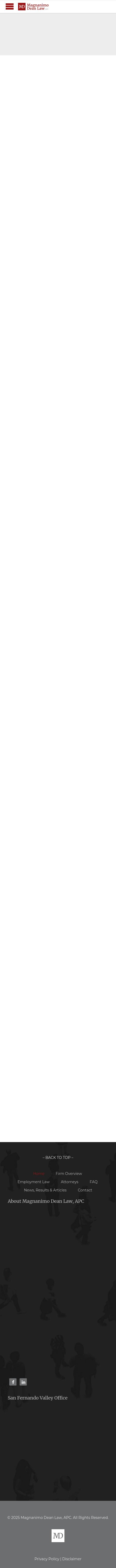 Magnanimo & Dean, LLP - Los Angeles CA Lawyers