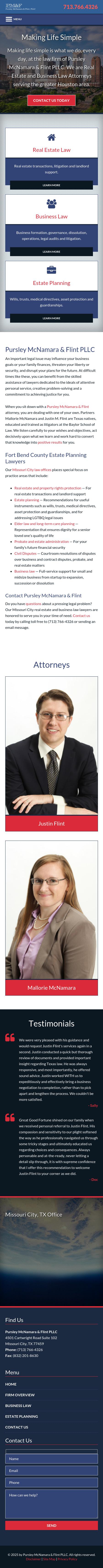 Pursley McNamara & Flint, PLLC - Sugar Land TX Lawyers