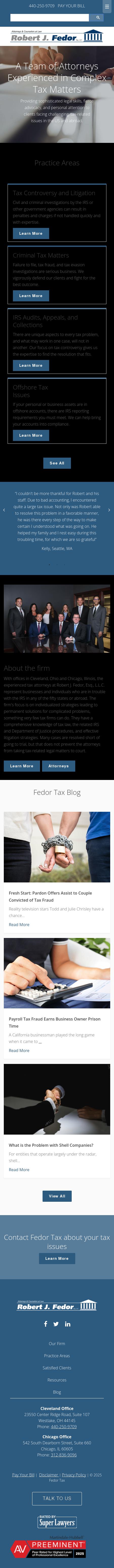 Robert J. Fedor, Esq., L.L.C. - Westlake OH Lawyers