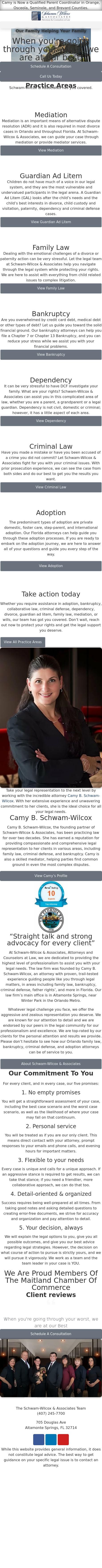 Schwam-Wilcox & Associates, Attorneys and Counselors at Law - The Villages FL Lawyers