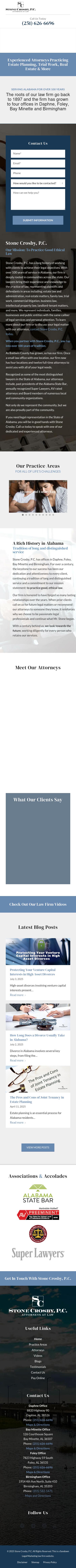 Stone, Granade & Crosby, P.C. - Bay Minette AL Lawyers
