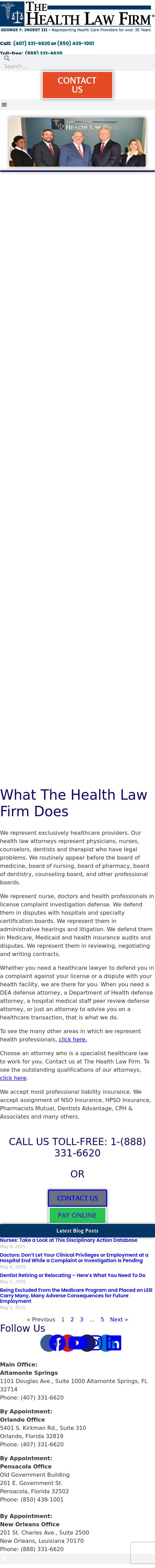 The Health Law Firm - Orlando FL Lawyers