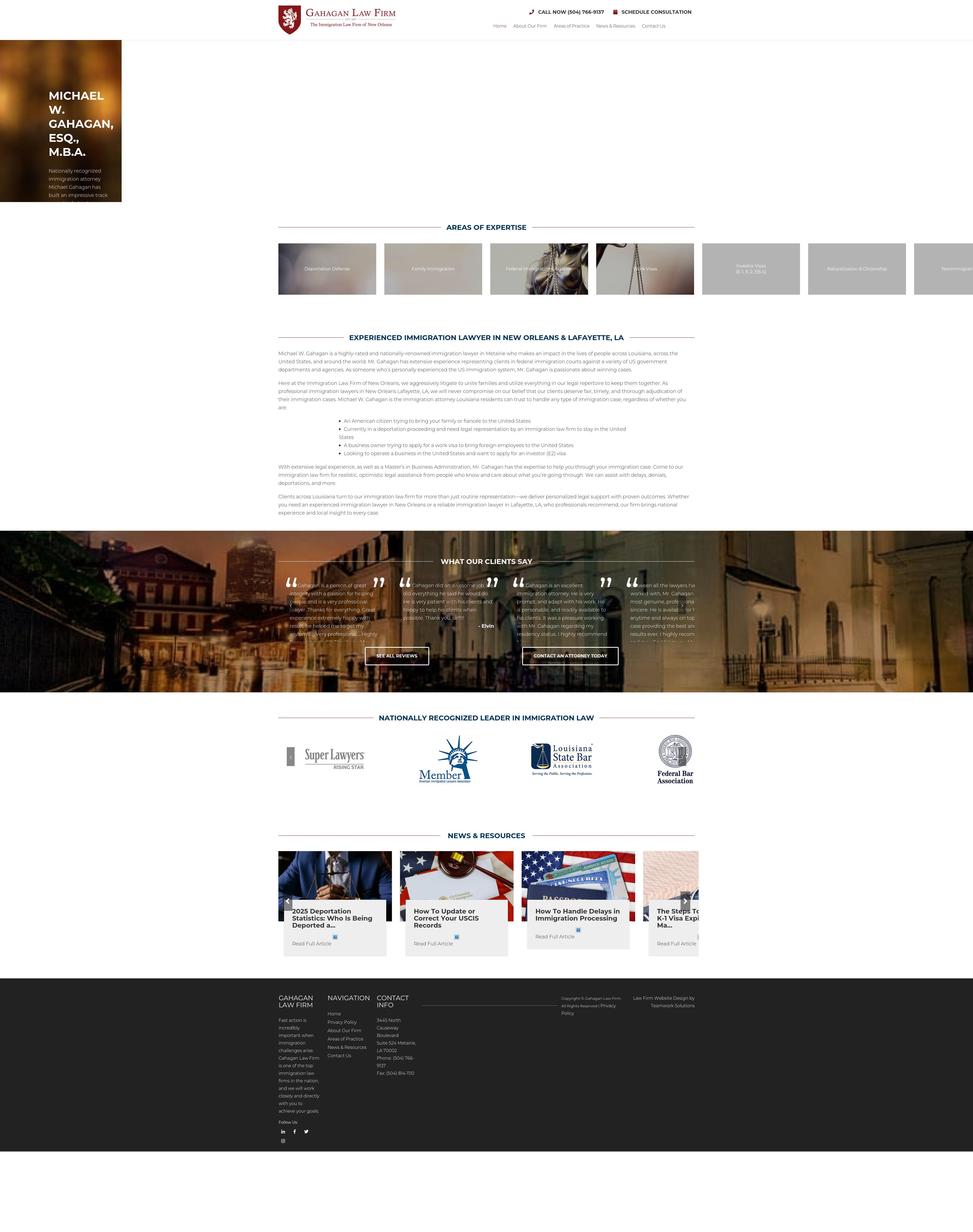 The Immigration Law Firm of New Orleans - Metairie LA Lawyers
