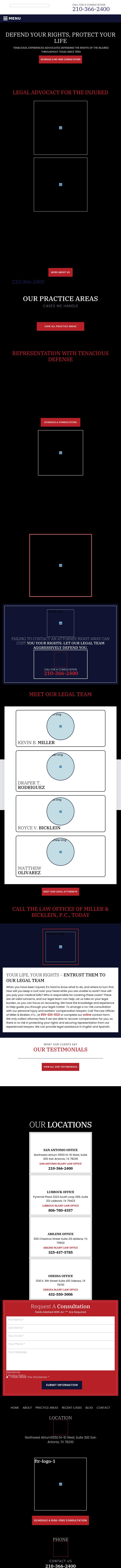 The Law Offices of Miller & Bicklein - Odessa TX Lawyers