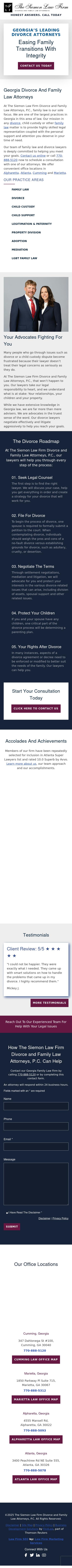 The Siemon Law Firm - Alpharetta GA Lawyers
