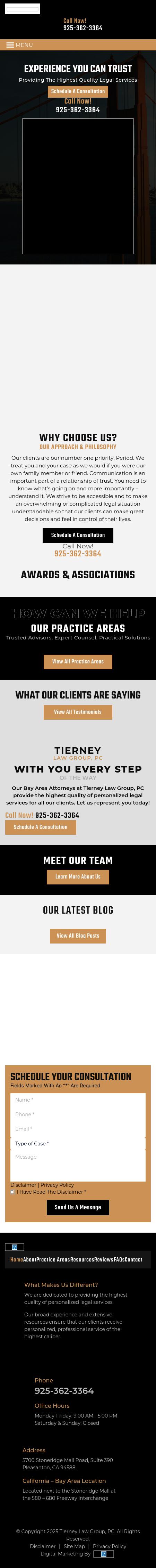 Tierney Law Group, PC - Pleasanton CA Lawyers