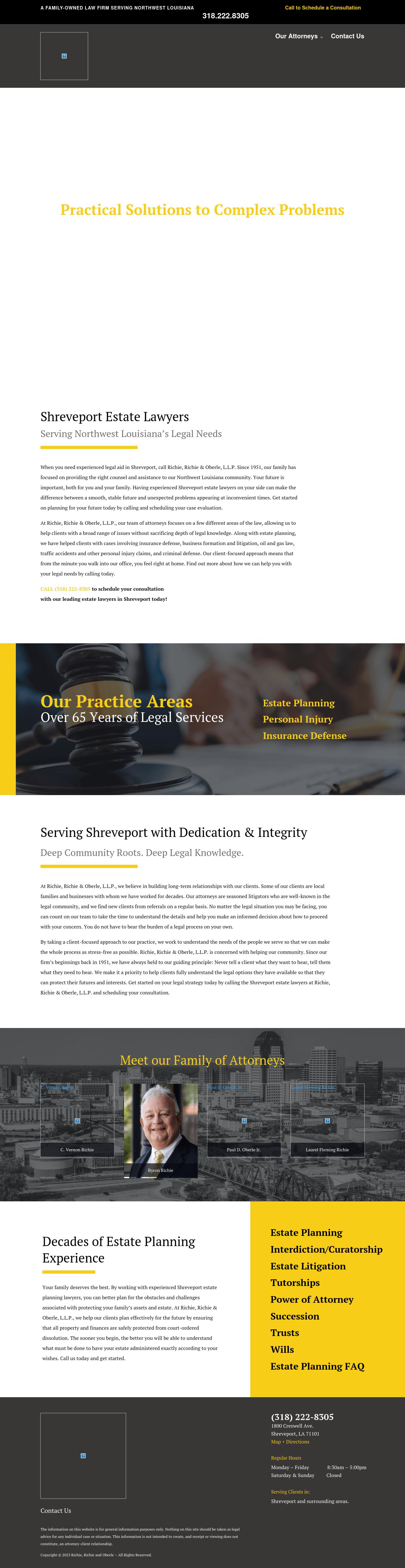Richie Richie & Oberle LLP - Shreveport LA Lawyers