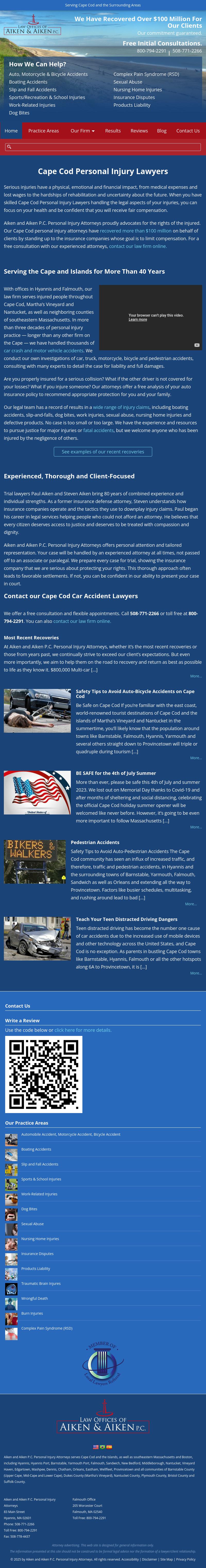 Aiken & Aiken, P.C. - Falmouth MA Lawyers