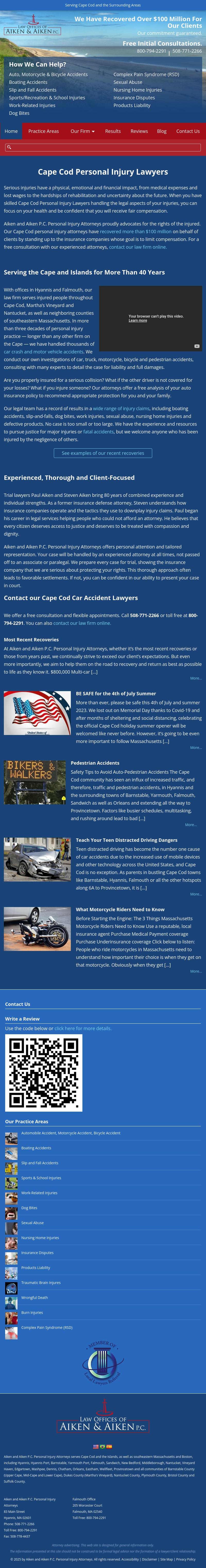 Aiken & Aiken P.C. - Hyannis MA Lawyers