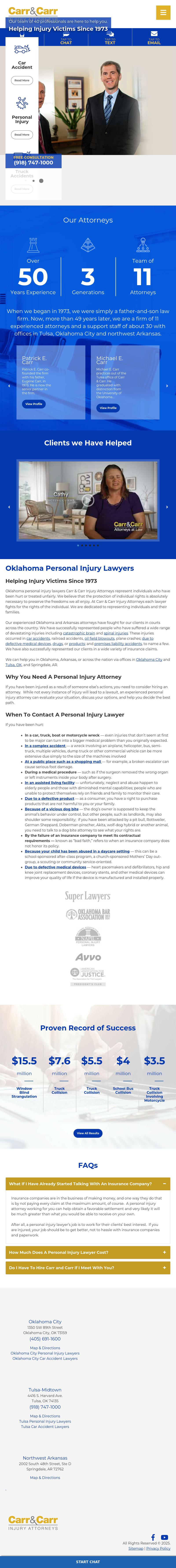 Carr & Carr, Attorneys at Law - Oklahoma City OK Lawyers