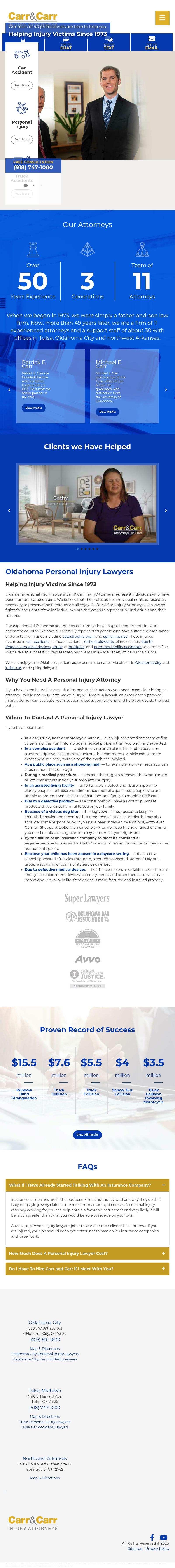 Carr & Carr, Attorneys at Law - Tulsa OK Lawyers