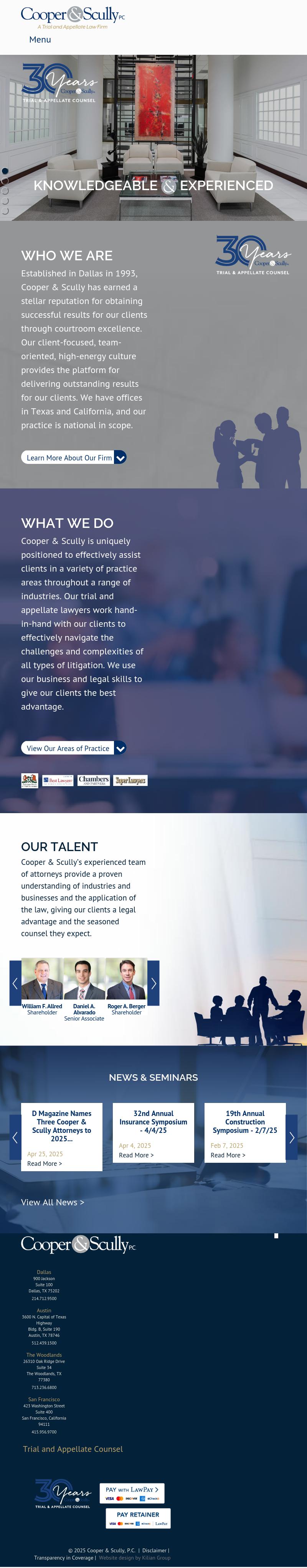 Cooper & Scully, P.C. - Dallas TX Lawyers