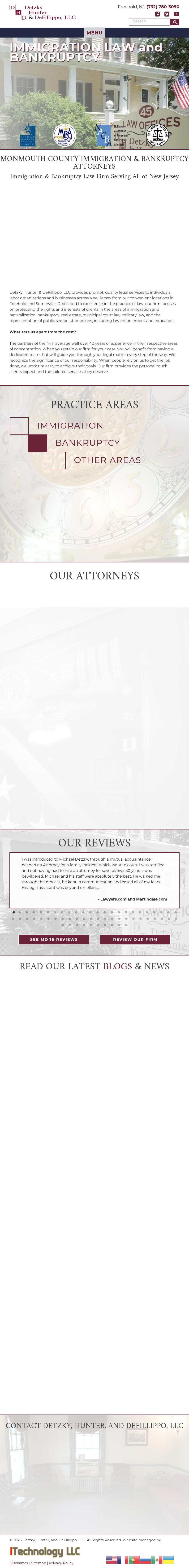 Detzky Hunter & Defillippo, LLC - Freehold NJ Lawyers