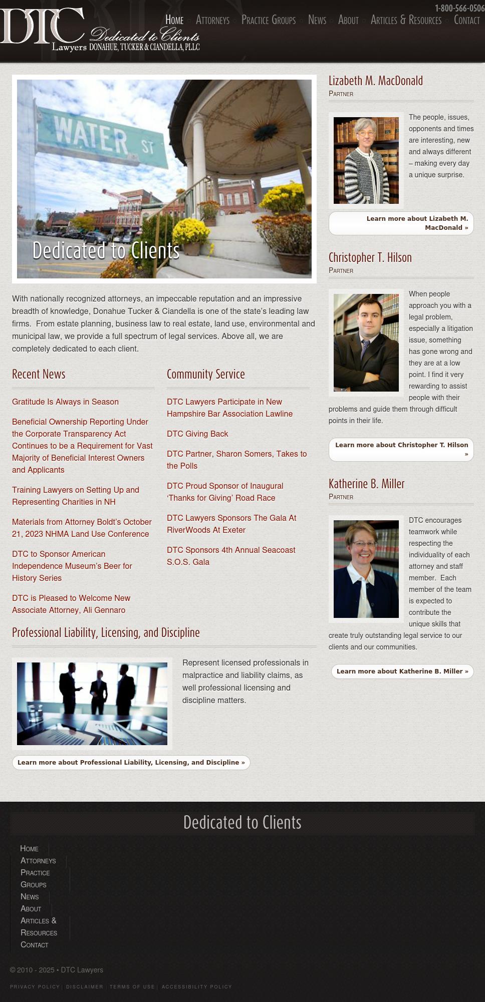 Donahue Tucker & Ciandella PLLC - Meredith NH Lawyers