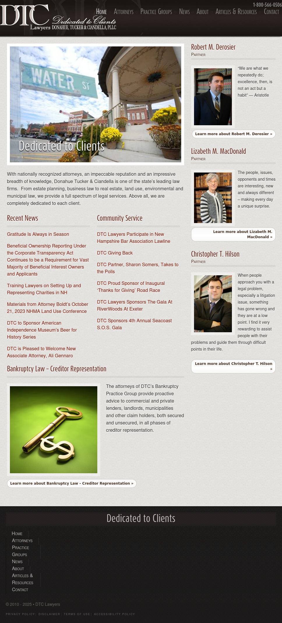 Donahue Tucker & Ciandella PLLC - Portsmouth NH Lawyers