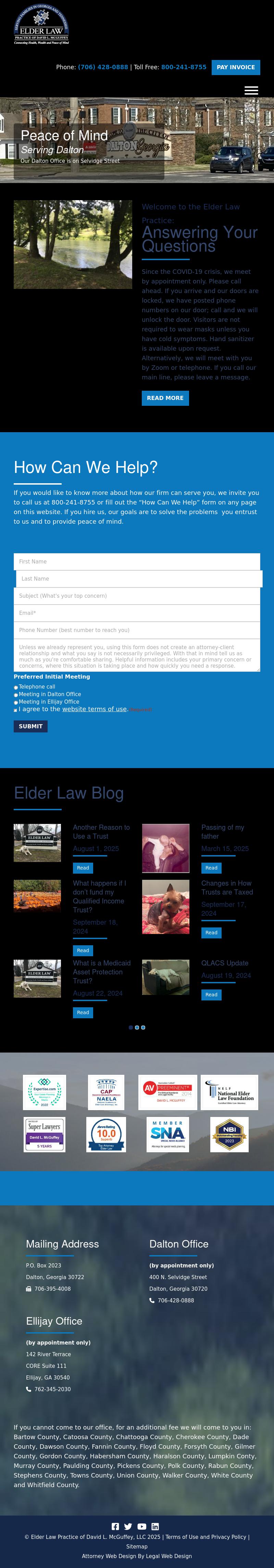 Elder Law Practice of David L. McGuffey - Dalton GA Lawyers