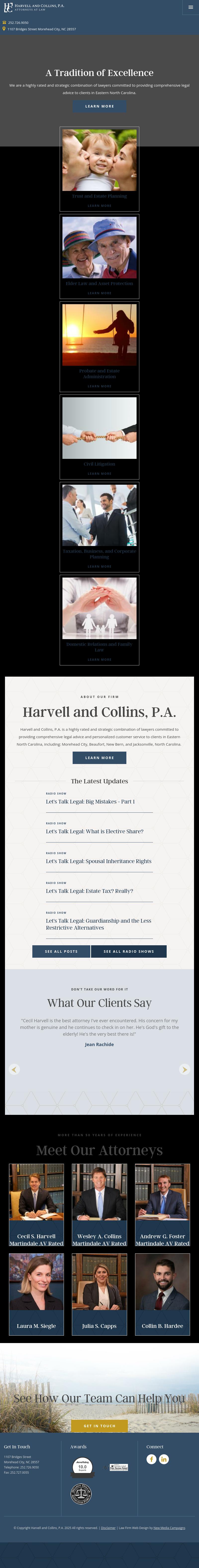 Harvell & Collins, P.A. - Morehead City NC Lawyers