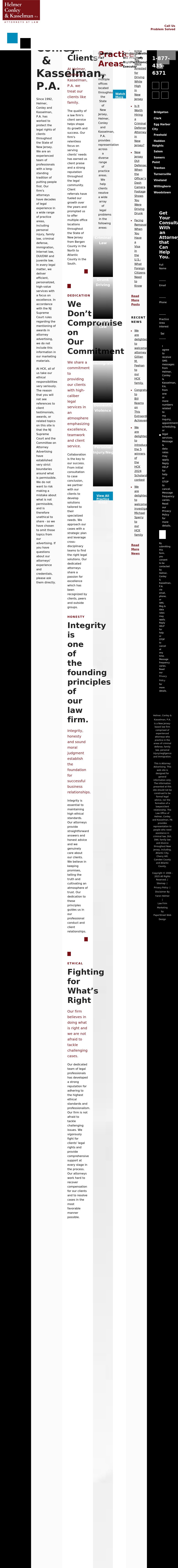 Helmer, Conley & Kasselman, P.A. - Haddon Heights NJ Lawyers