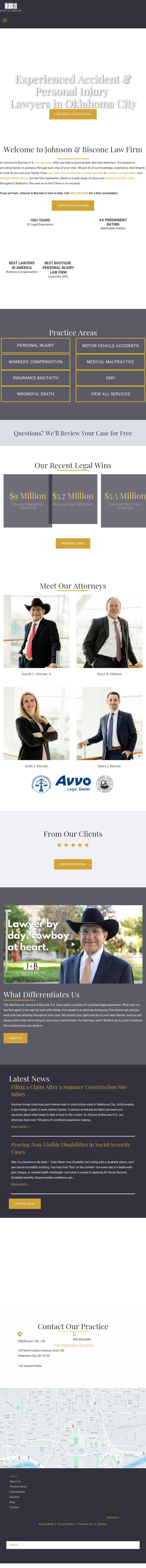 Johnson & Biscone - Oklahoma City OK Lawyers