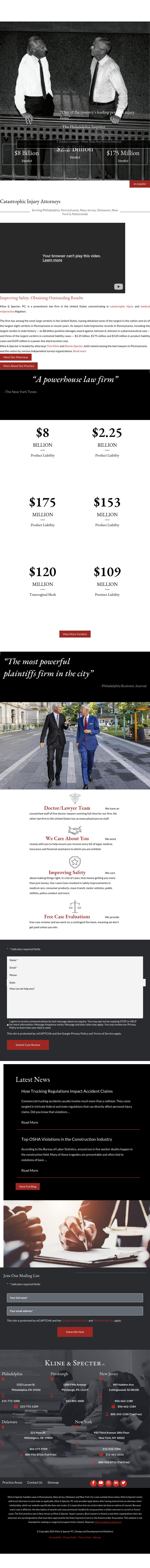 Kline & Specter PC - Philadelphia PA Lawyers
